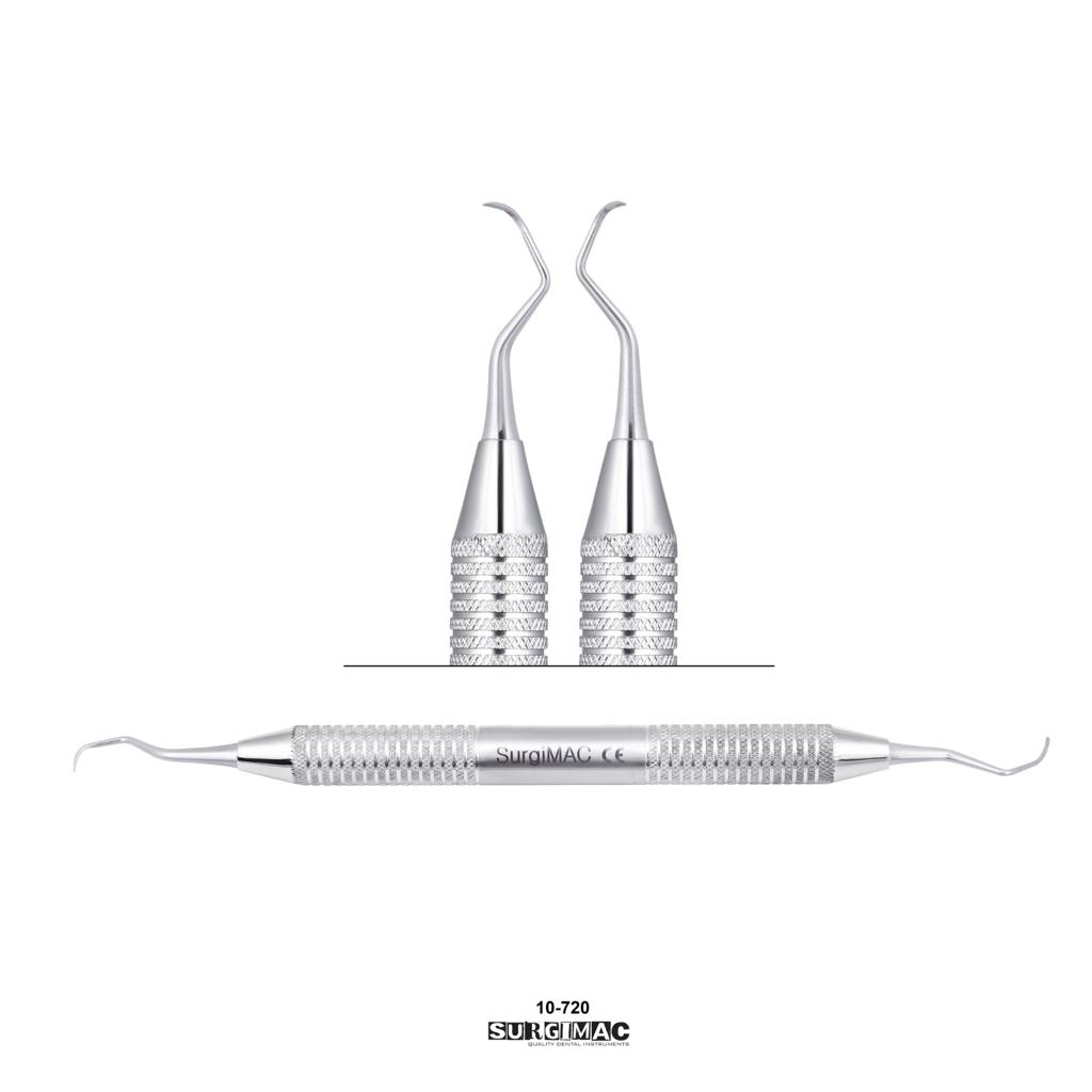 SurgiMac | SurgiMac #23A HDL #2 Curette , Optimal Plaque Removal, Stainless Steel, Air Series, 1/Pk | 10-720