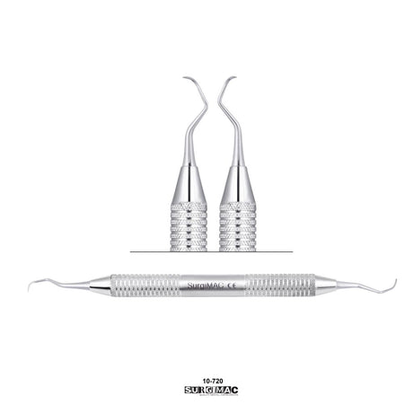 SurgiMac | SurgiMac #23A HDL #2 Curette , Optimal Plaque Removal, Stainless Steel, Air Series, 1/Pk | 10-720