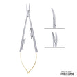 SurgiMac | SurgiMac 7" Castroviejo Needle Holder, Curved Tips, TC, Stainless Steel, Air Series, 1/Pk | 16-2507