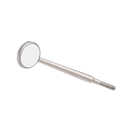Zirc Dental Products | Crystal HD Mouth Mirror Head - #0 (14mm dia.) Cone Socket Stainless Steel | 50R378