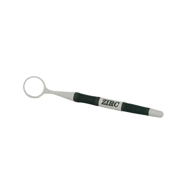 Zirc Dental Products | Crystal HD Mouth Mirror - #5 with Soft Grip, Gray 4/Pk. 40% brighter | 50Z362