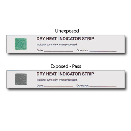 Crosstex | Indicator Strip, Dry Heat, 4", 100/bx | DIS-100