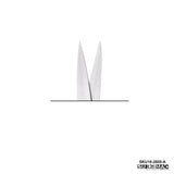 SurgiMac | SurgiMac Iris Scissors Straight with Tungsten Carbide Tips, Gold Handles, Stainless Steel, Air Series, 1/Pk | MS-001