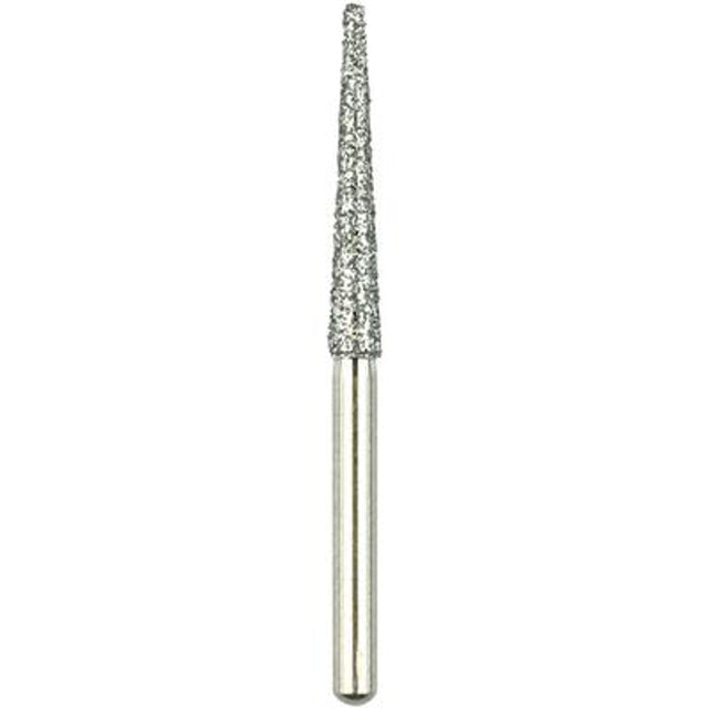 Shofu Dental | Robot FG Diamond, Flat End Tapered Cylinder, ISO #174/020, 12.0 Length, Standard, 1/pk | 0822-1