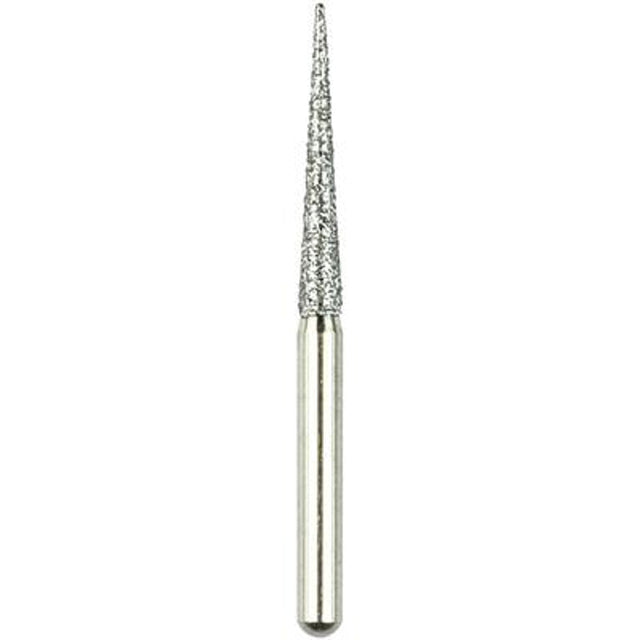 Shofu Dental | Robot FG Diamond, Needle Tapered Cylinder, ISO #166/016, 10.0 Length, Standard, 1/pk | 0850-1