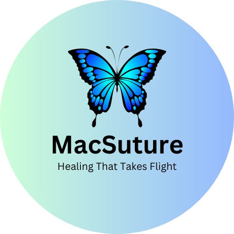 SurgiMac | MacSuture 3-0, 27" Absorbable Plain Catgut Suture with 19mm C-6 Reverse-Cutting Needle (3/8 Circle), 12/Box | 7F68CX36