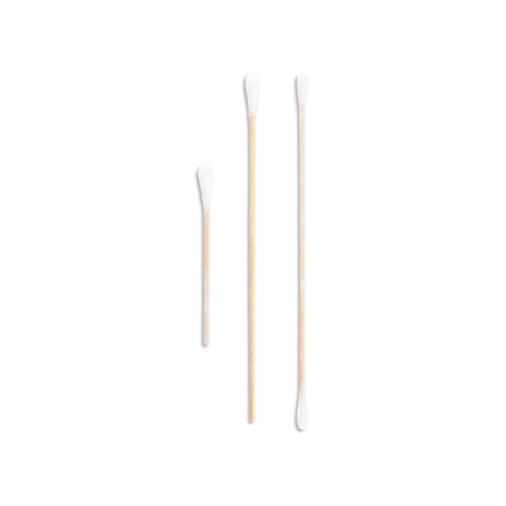 Medicom | Cotton-Tipped Applicator, 6" x 1/12", Wood Stick, Tapered Tip, 100/bg, 10 bg/bx, 10 bx/cs | 56225