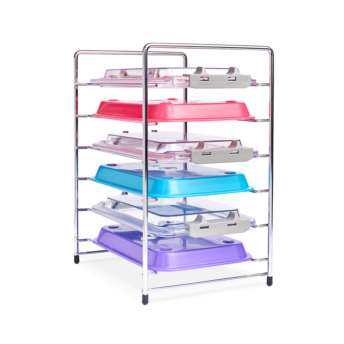 Zirc Dental Products | Premium Plus Instrument Tray Rack - Mini, Holds 6 Size F | 21Z101