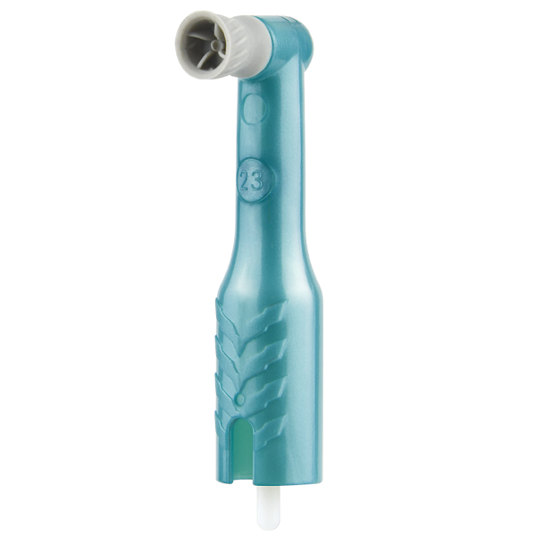 Pac-Dent | Mini 90 degree disposable Prophy angle, soft cup gray, sterile, 144/500 Box | S163-90-144