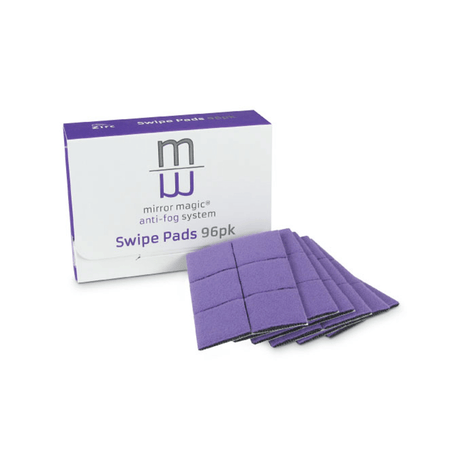 Zirc Dental Products | Mirror Magic Anti-Fog System, 96 Swipe Pads. Pads stick to back of glove | 50R210