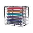 Zirc Dental Products | Multi-Mod 6-Place Rack, Can hold 6 trays or 3 tubs with covers, Adjustable | 21Z105