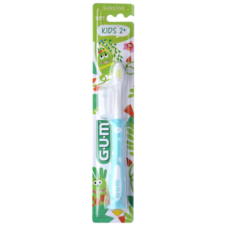 Sunstar | GUM Barbie Manual Toothbrush, 4 Bright Fun Handle Colors, Ulta Soft Bristles, 1 dz | 4060SBAR