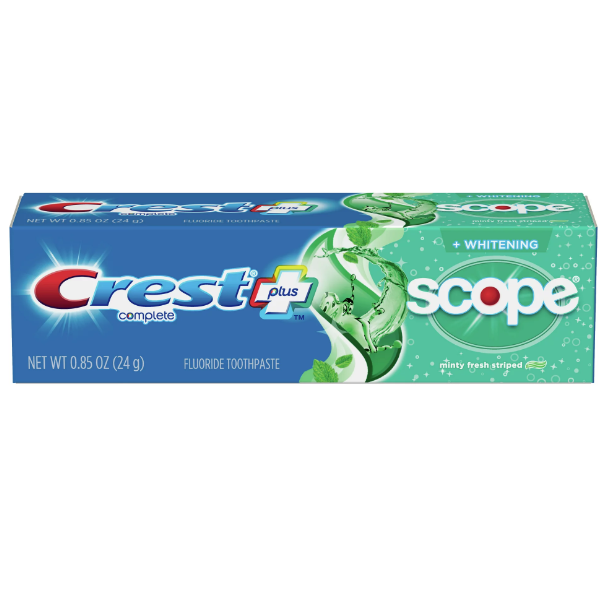 Procter & Gamble | Crest Complete Toothpaste, Whitening with Scope, .85 ...