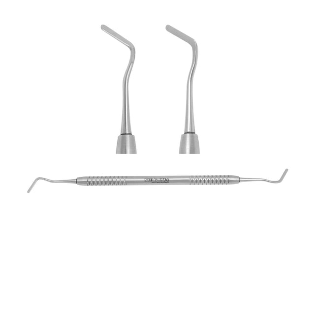 SurgiMac | SurgiMac #4/5 Gregg Double-Ended Plastic Filling Instrument, Stainless Steel, Slim Series, 1/Pk | 13-1019-S