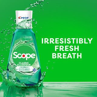 Procter & Gamble | Crest Scope Mouthwash, 36 mL Bottle, Orig. Mint | 80366807-1