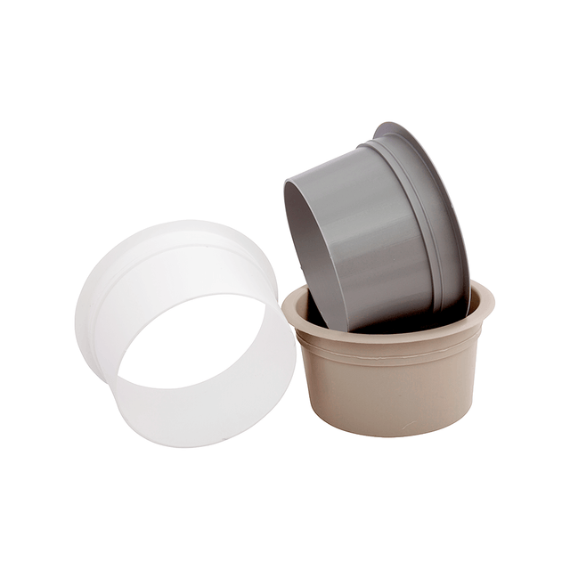 Zirc Dental Products | Waste Drop Ring for Cabinet Top, Gray, Fit 5" Hole, Made | 22Z100