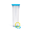Zirc Dental Products | Water Wise Replacement Bottle, 1 Liter bottle with neon yellow and neon blue | 23Z105