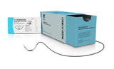 SurgiMac | MacSuture 3-0, 18" Silk Black Braided Suture with C-6 Needle | 5F45CX26