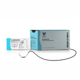 SurgiMac | MacSuture 3-0, 18" Silk Black Braided Suture, 3-8 Circle Rc 30mm | 5F45CX30