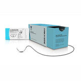 SurgiMac | MacSuture 3-0, 18" Silk Black Braided Suture, 3-8 Circle Rc 30mm | 5F45CX30