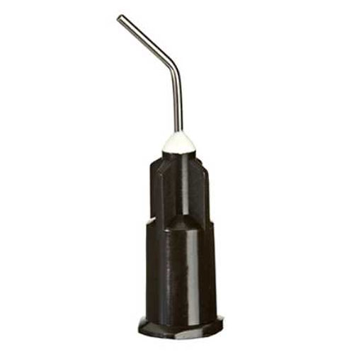 Pre-Bent Applicator Needle Tips, Black 19 gauge, bag of 100 Tips Q-1229