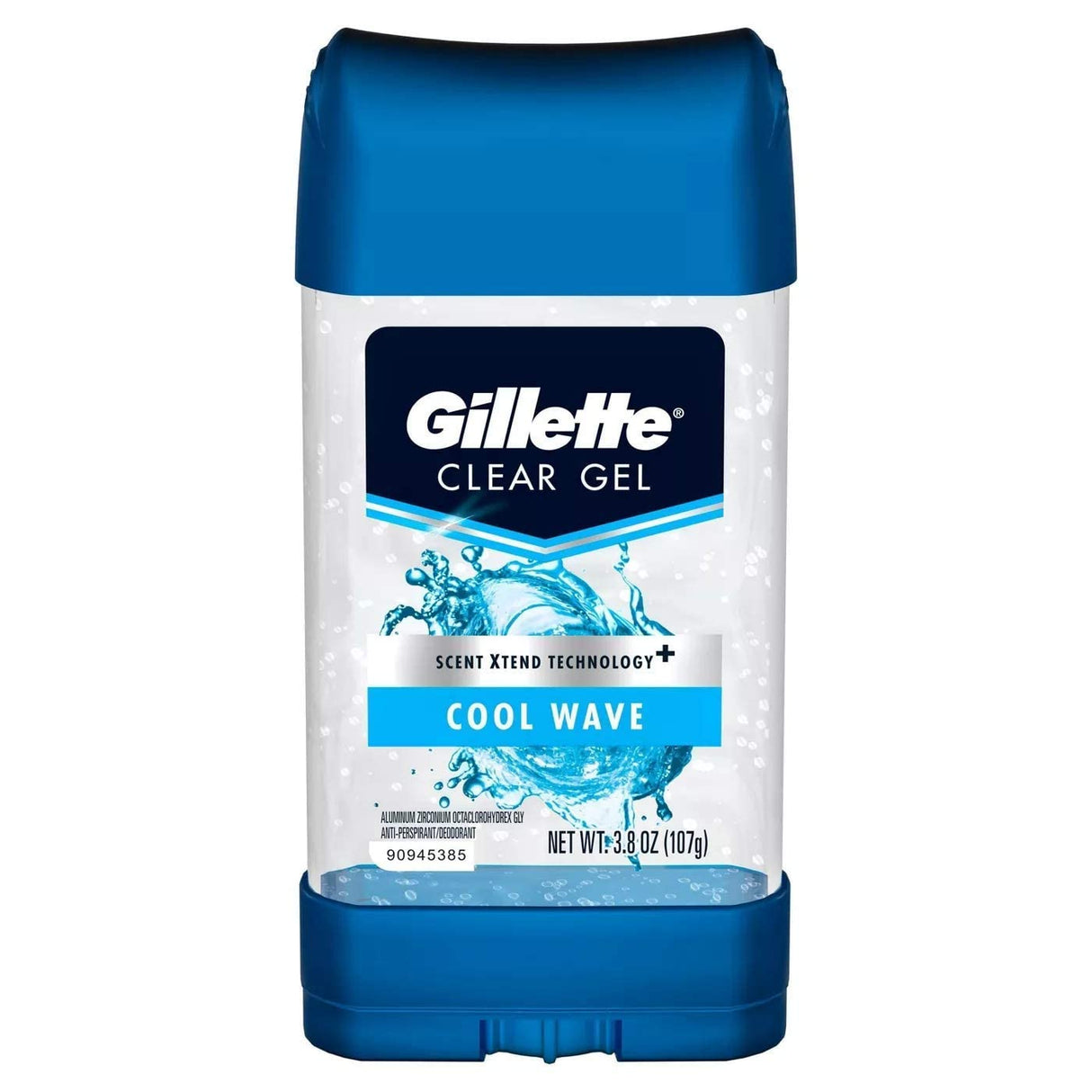 Procter & Gamble | Gillette Clear Deodorant, Gel, Cool Wave, 3.8 oz, 12/cs | 4740065552-1