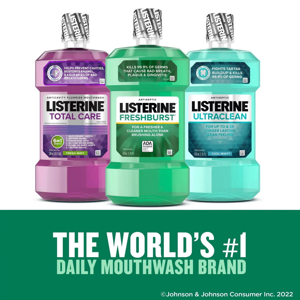 Freshburst Listerine, 1.5 Liter, 6/cs