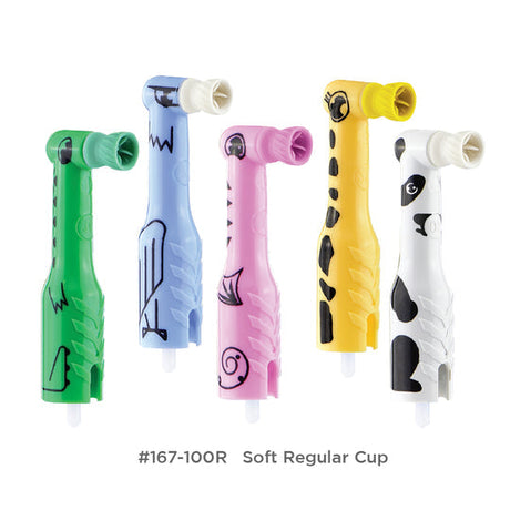 Pac-Dent | Pacdent FUNimals Disposable Prophy Angle 100/bx | 166-100A