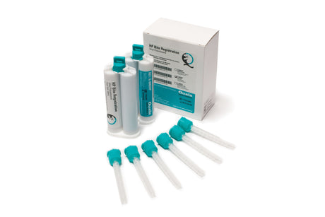Vanilla Crème HP Bite Registration Kit, Super Fast Set, 2 Cartridges & 6 Tips/kit, 10 kt/cs (36 cs/plt) Q-9004HP