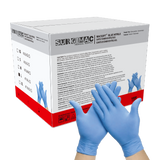 Nitrile Exam Gloves MacSoft by SurgiMac | Blue | Chemo Tested | 100 Count