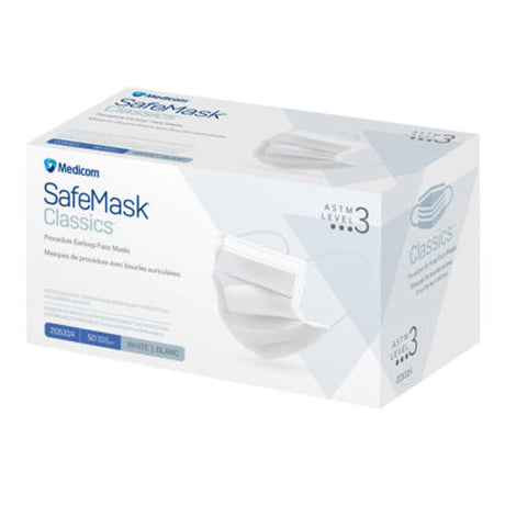 Medicom | Procedure Earloop Face Mask Astm Level 3, 50/Bx, 10 Bx/Cs | 205314