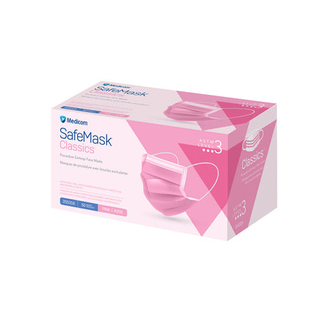 Medicom | Procedure Earloop Face Mask Astm Level 3, 50/Bx, 10 Bx/Cs | 205316