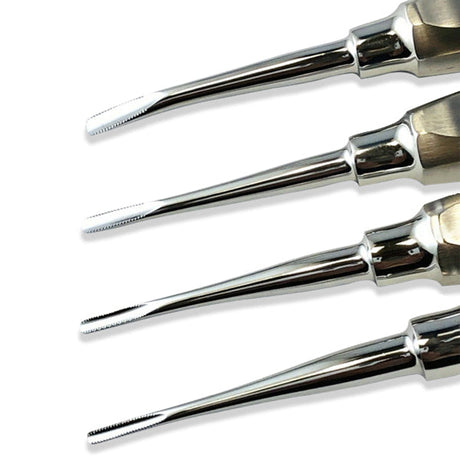 SurgiMac | SurgiMac #2mm Luxating Elevator, Straight, Serrated Tips, Stainless Steel, Air Series, 1/Pk | 12-1962