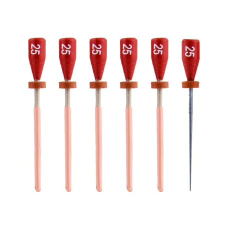 Pac-Dent | One File G Gutta Percha Carrier Obturators, 5 x Obturators + 1 Verifier | OOG-25