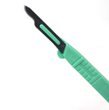 SurgiMac | Surgical Scalpel Blade, Plastic Handle, ProCut, Sterile, Stainless Steel, Box of 10 | 10-4110-P