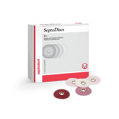 Septodont | Septodont SeptoDiscs Refill, 1/2" Abrasive Discs, Assorted Grits, 50/Bx | 01C4002
