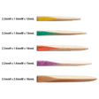 SeptoWedges Assorted Anatomical Wooden Wedges Refill, 100/Pk 01C4020