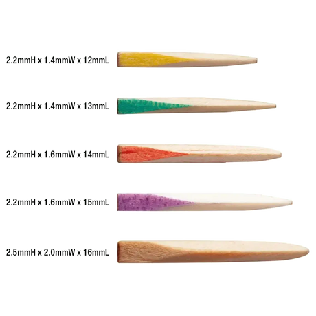 SeptoWedges Refill, #3-Red, 100/bx 01C4023