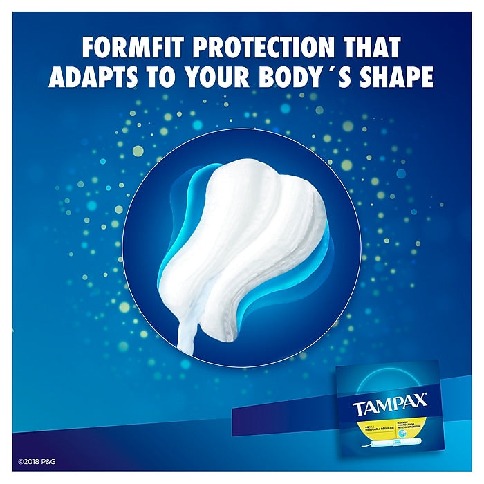 Procter & Gamble | Tampax Tampons, Individually Wrapped and in Vending Tube, Vendible, 5 in Lg, Tampax, 500 PK | 7301002500