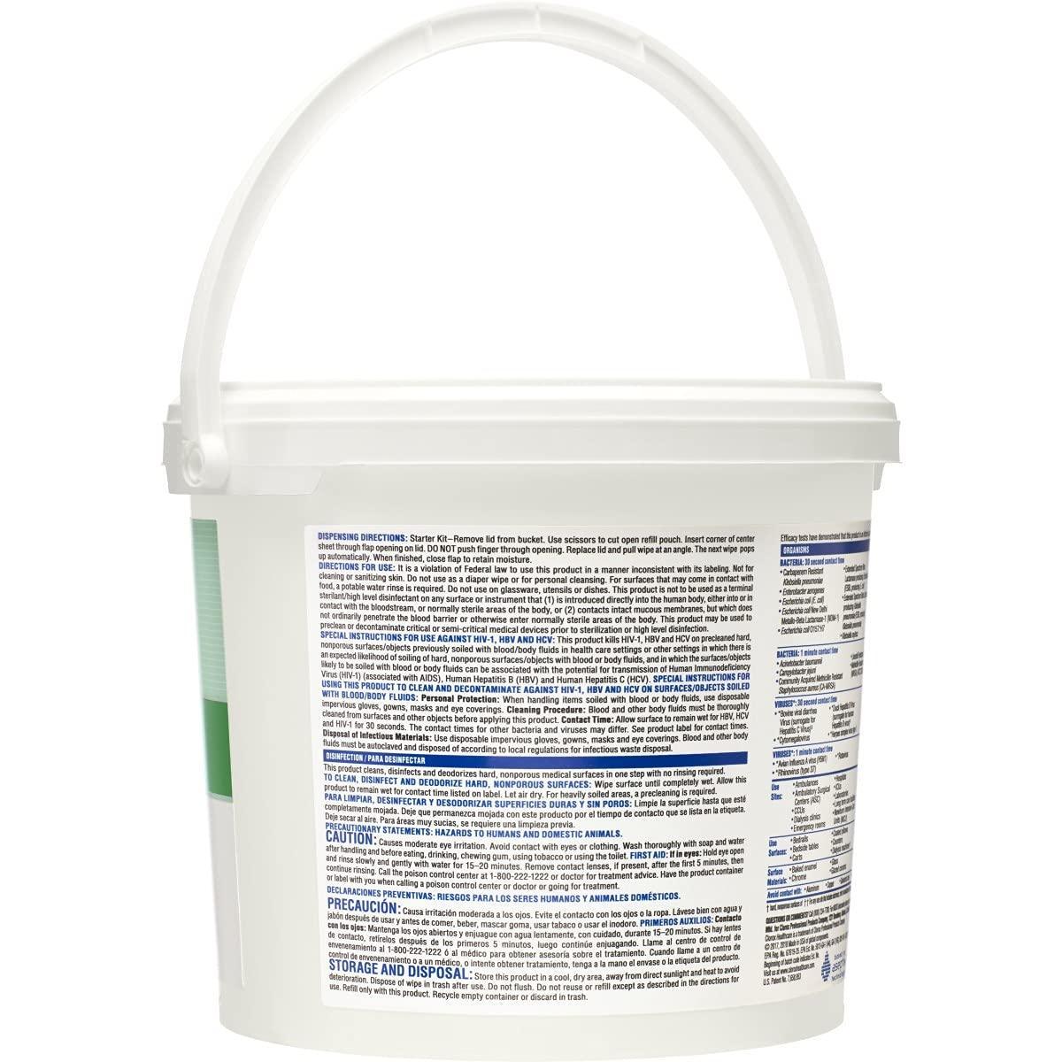 Clorox | Clorox Hydrogen Peroxide Wipes: Thorough, Reliable Clean - Surgimac | 30826