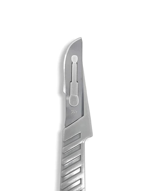 SurgiMac | Surgical Scalpel Blade, Plastic Handle, ProCut, Sterile, Stainless Steel, Box of 10 | 10-4110-P