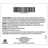 PDI | Easy Screen Surface Cleaner Premoistened Alcohol Based Manual Pull Wipe 70 Count Canister Alcohol Scent NonSterile | P03672-1