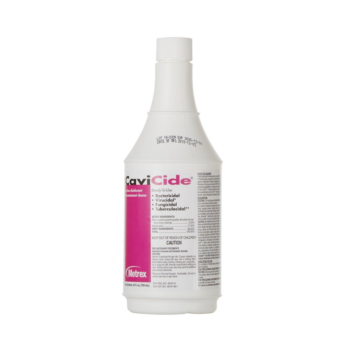 Metrex | Metrex CaviCide Surface Cleaner, Hospital Grade Disinfectant, Alcohol Based Pump Spray Liquid | 13-1024-1