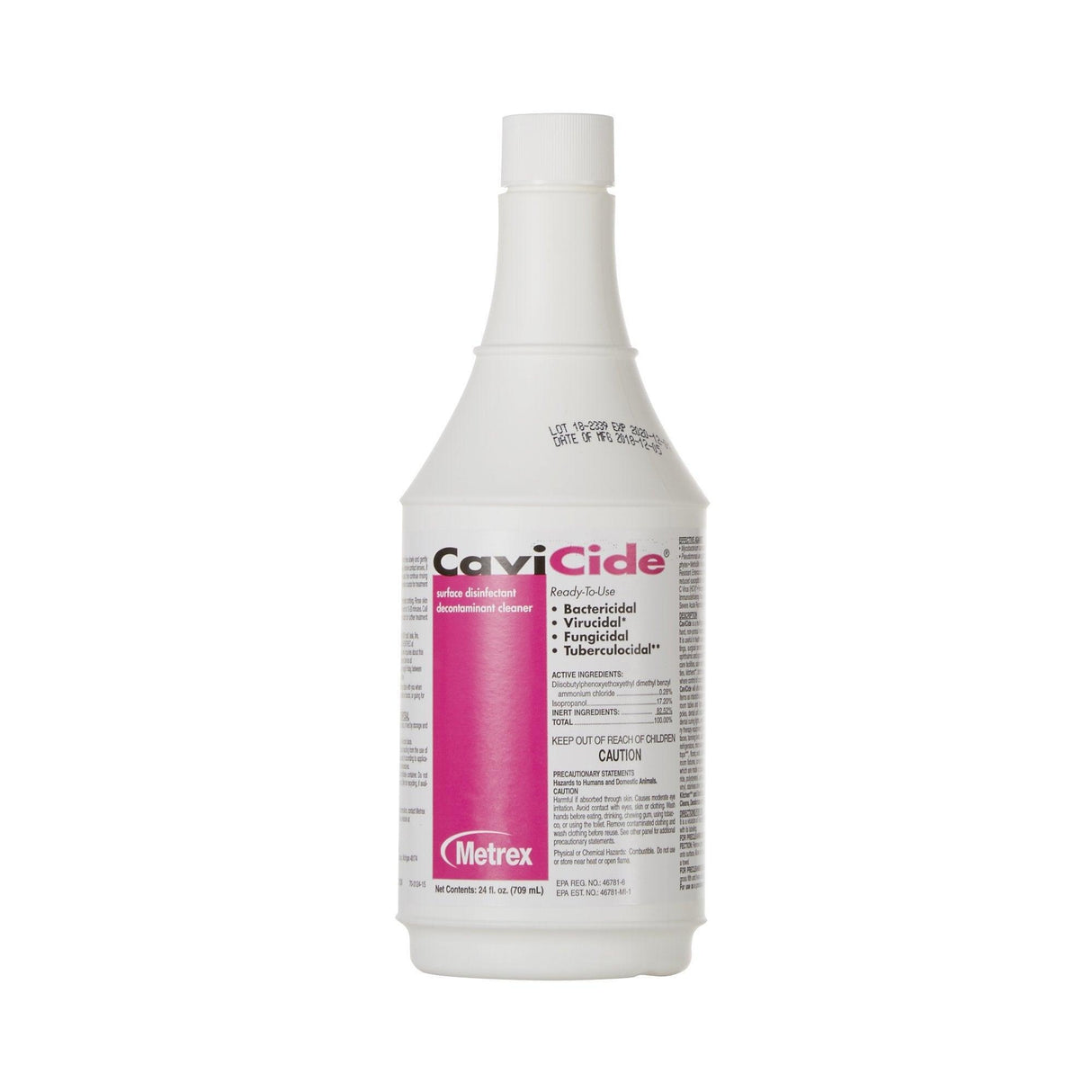 Metrex | Metrex CaviCide Surface Cleaner, Hospital Grade Disinfectant, Alcohol Based Pump Spray Liquid | 13-1024-1