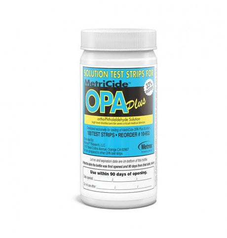 Metrex | Metrex MetriCide OPA Plus 100 Test Strips | 10-602