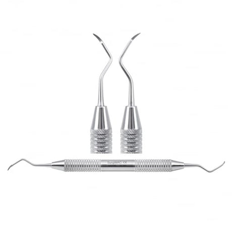 SurgiMac | SurgiMac #3 Nevi Posterior Scaler , Stainless Steel, Air Series, 1/Pk | 10-531