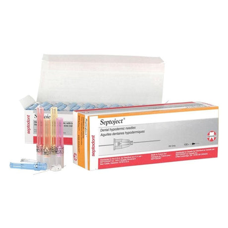 Septodont | Septodont Septoject 30 Short Blue Needles (30 Gauge), Disposable Sterile for use on | 01N1301