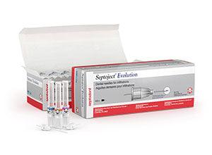 Septodont | Septodont Septoject Evolution 30 Gauge Short 25 mm Infiltration Disposable Dental Needle | 01-N1630