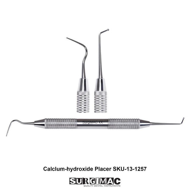 SurgiMac | SurgiMac Calcium Hydroxide Placement Instrument, Regular Handle, Stainless Steel, Air Series, 1/Pk | 13-1257