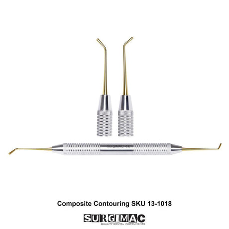 SurgiMac | SurgiMac Composite Contouring Instrument, Gold Tips, Stainless Steel, Air Series, 1/Pk | 13-1018